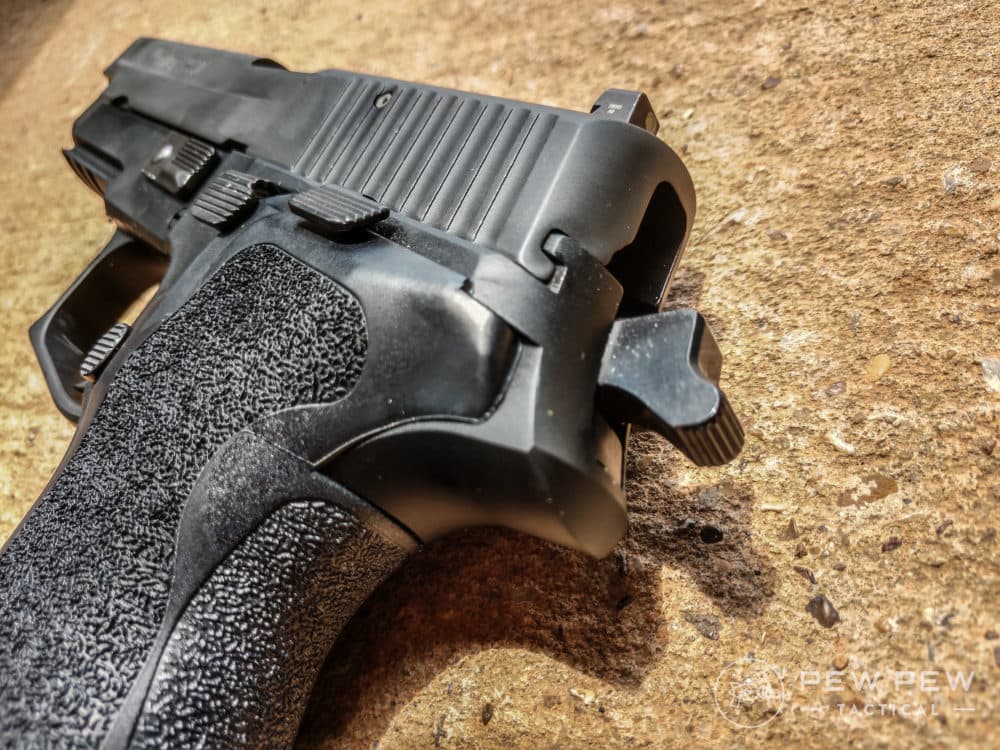 Sig P226 hammer back
