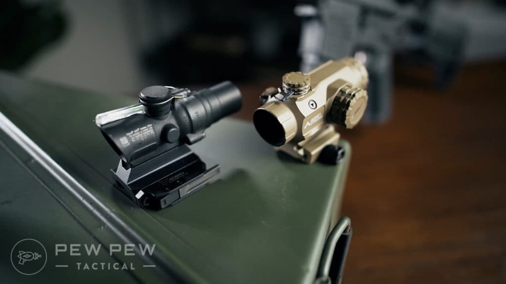 Primary Arms ACSS 1x Prism Compared to 1x ACOG