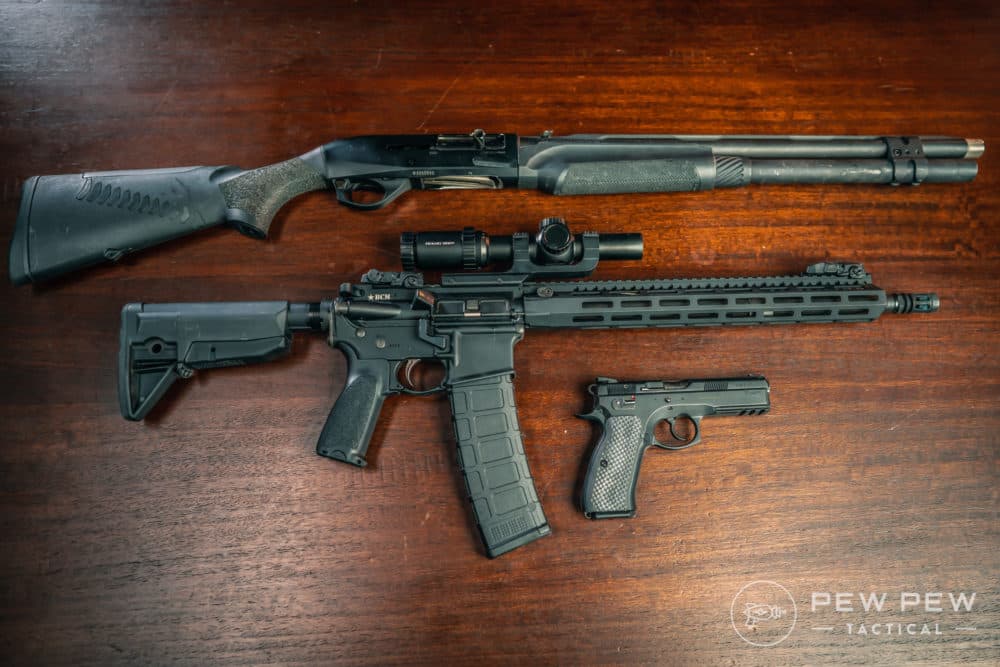 Benelli M2, CZ75, AR-15 (4)