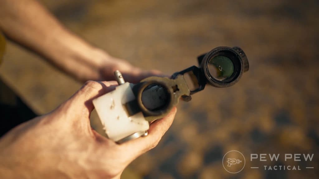 Trijicon MRO .410 Birdshot Damage