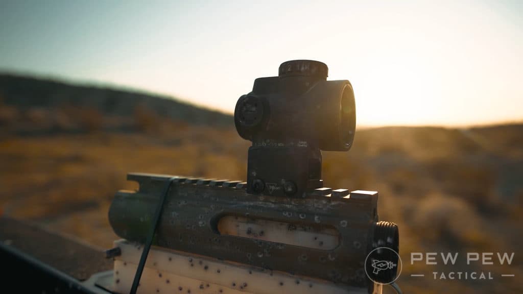 Trijicon MRO 12ga Birdshot Damage