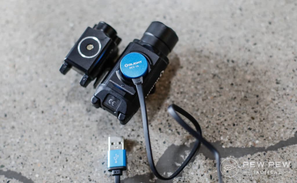 Olight PL-MINI 2 and PRO, Bottom Charger