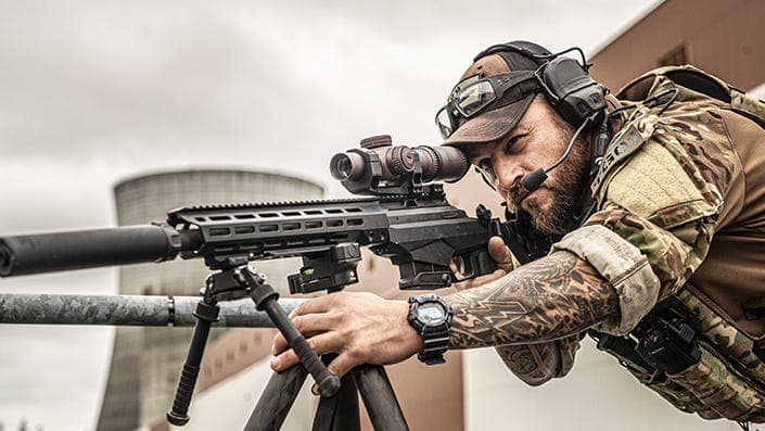 Vortex Razor Gen 3 1-10X mounted