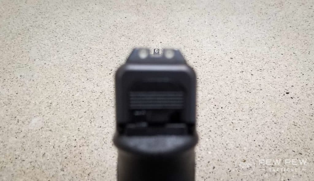 Glock Night Sights View