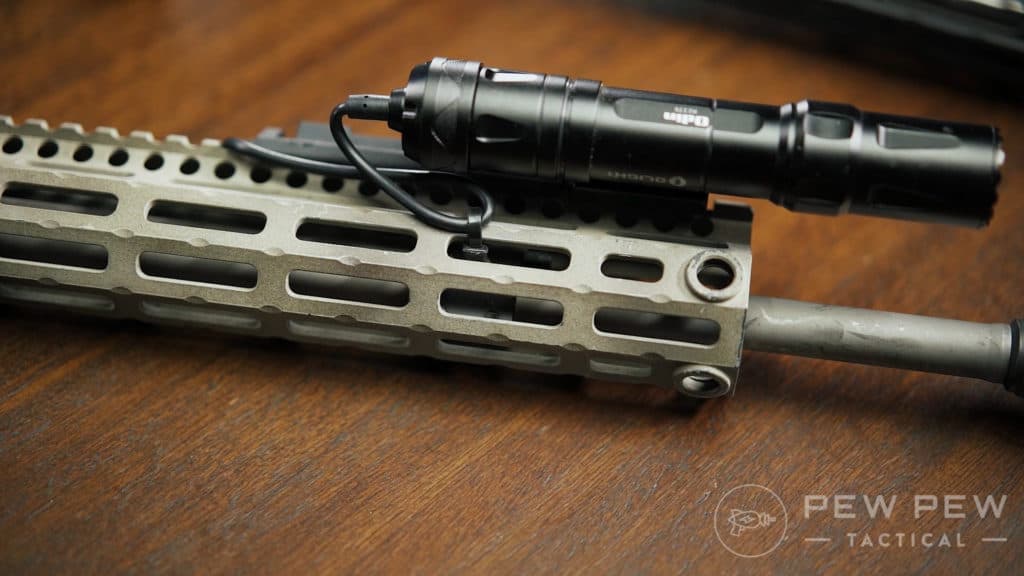 29. Olight Odin with Zip Tie Anchor Point