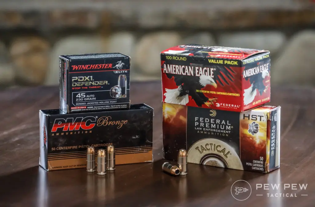 Post Thumbnail Image for post: Best .45 ACP Ammo: Home Defense & Target Practice