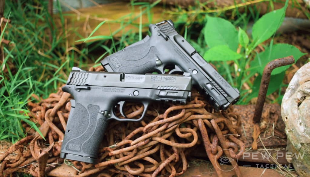 Shield EZ 9mm Vs EZ380 on chains