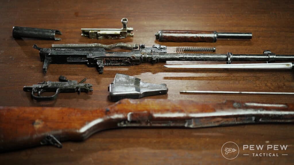Type 56 SKS Field Stripped