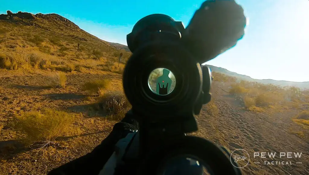 Aimpoint Comp M5 View Through