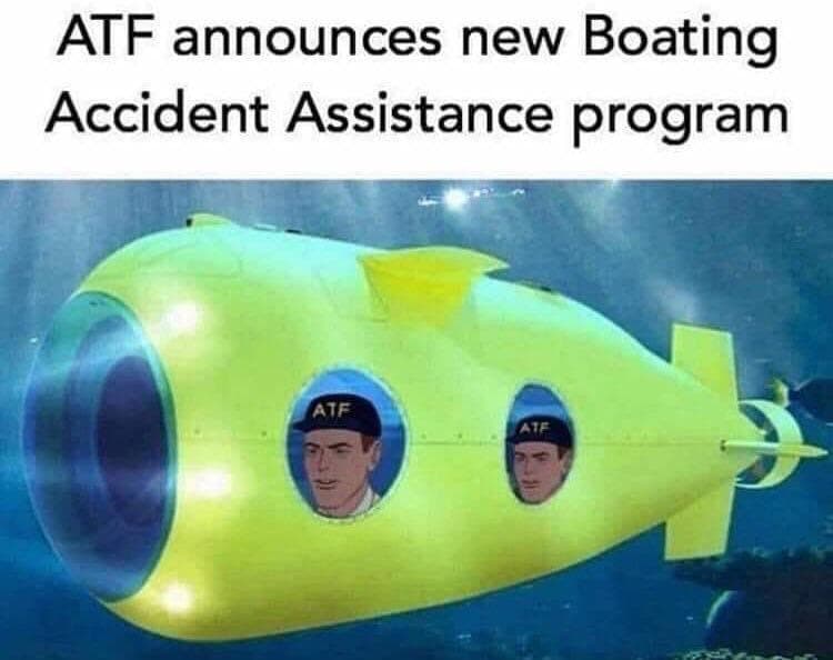 ATF Boating Accident Assistance Meme