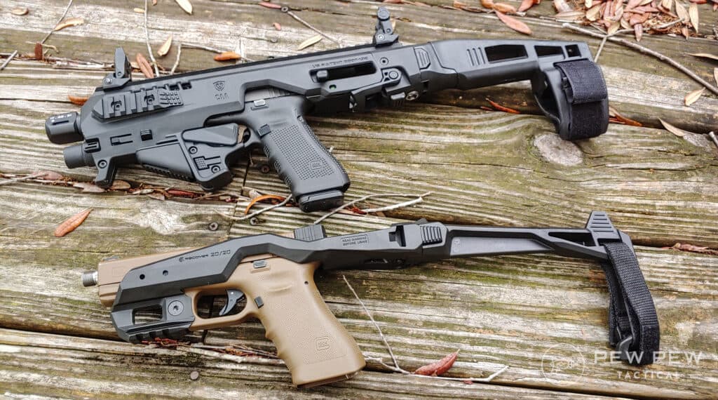Roni and Recover Tactical 20/20 side by side