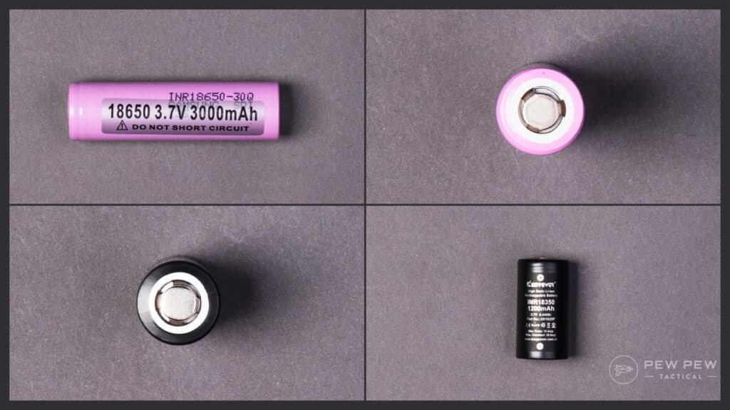 Modlite 18650 - 18350 lithium ion battery