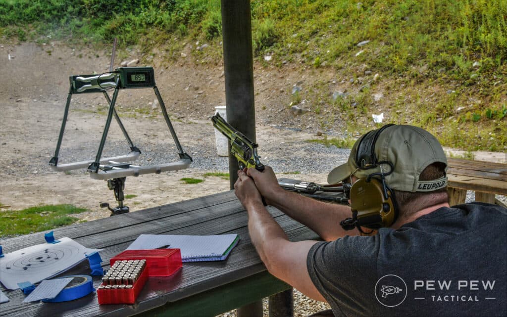 45 Colt Shooting Revolver