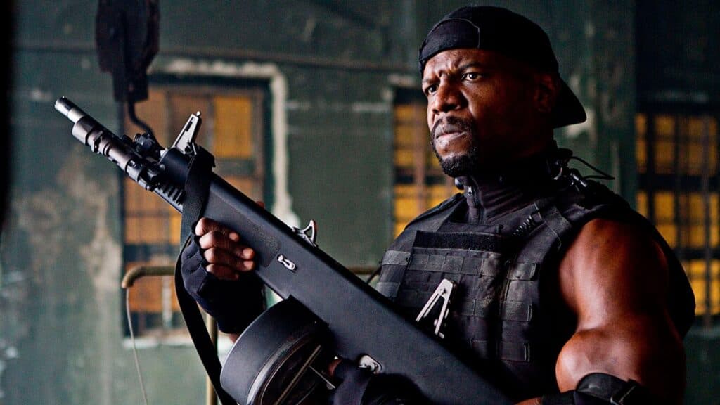 AA12 in The Expendables