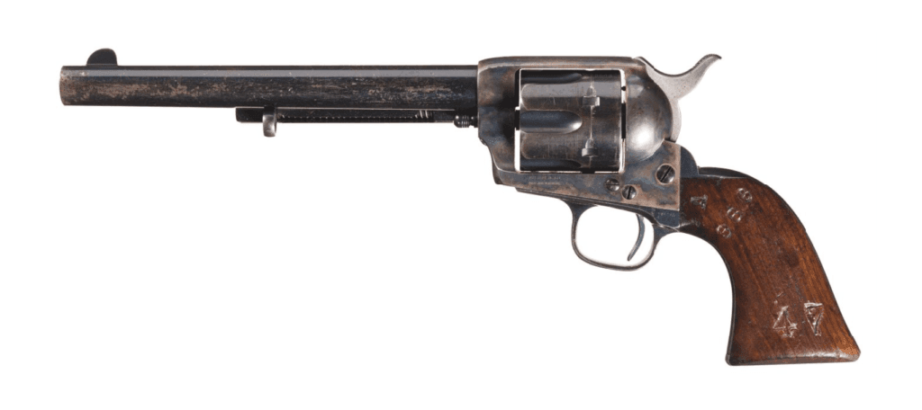Antique NY Militia Colt Single Action Army Revolver in 45 Colt