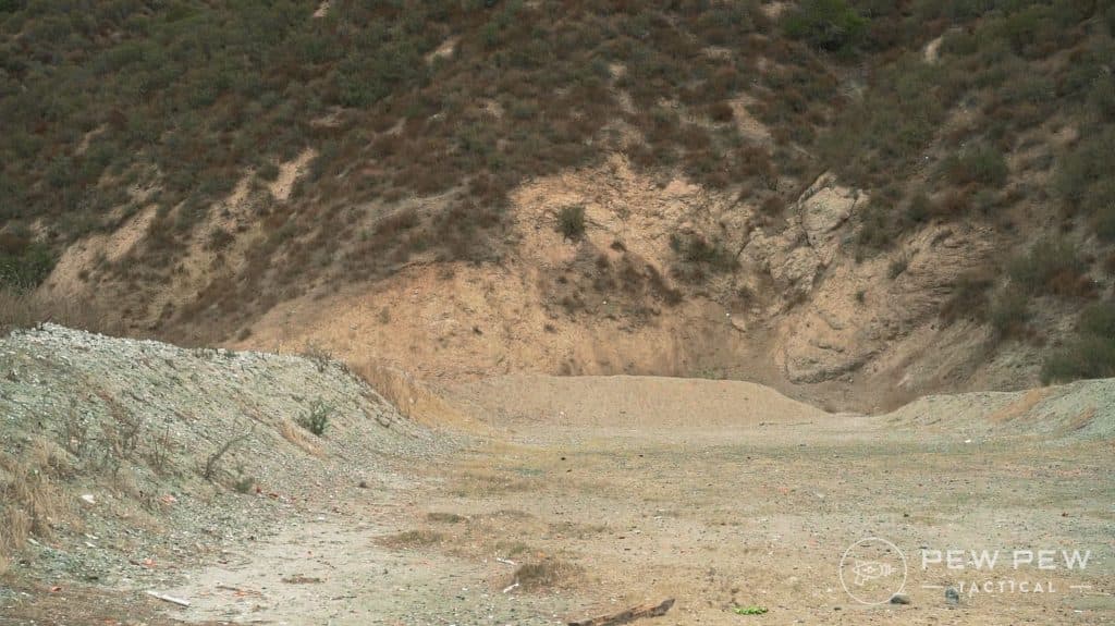 Outdoors Range Berm