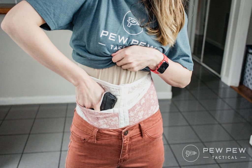 Womens Concealed Carry Corset Holster