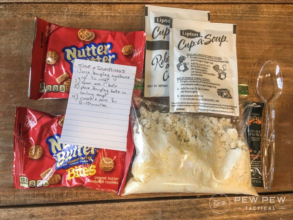 DIY MRE Dumplings
