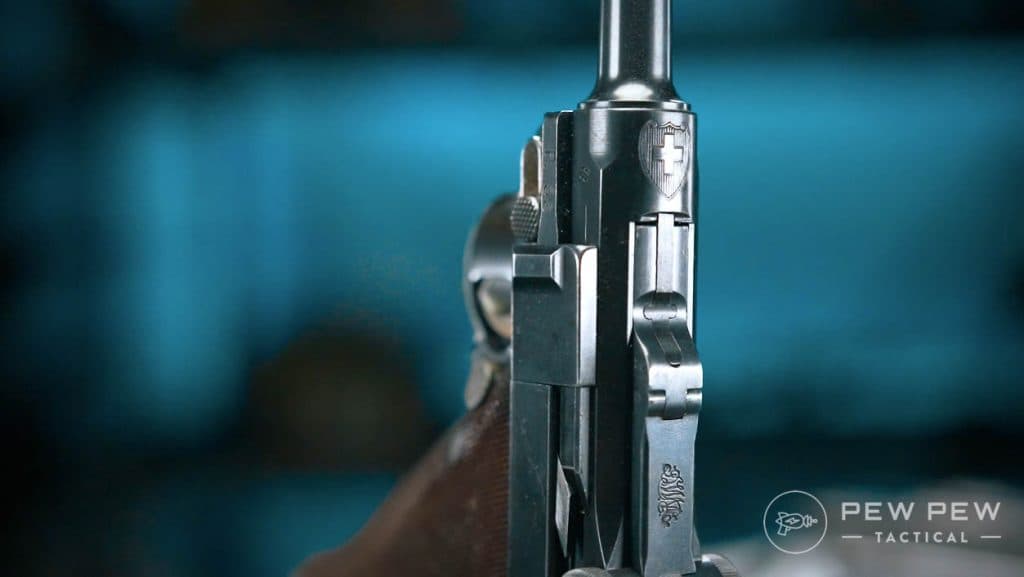 Luger Action Closed