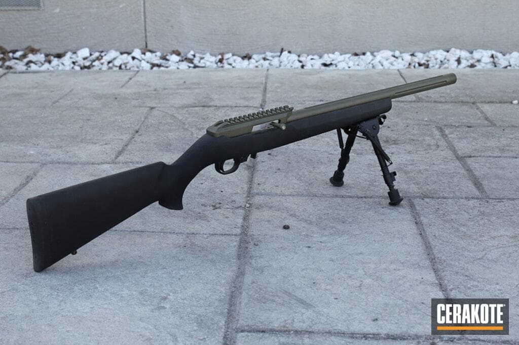Ruger 10/22 Tactical with custom Cerakote