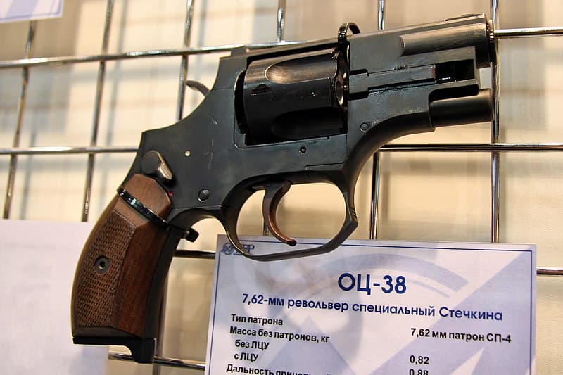 OTs-38 Stechkin Silent Revolver Store Display