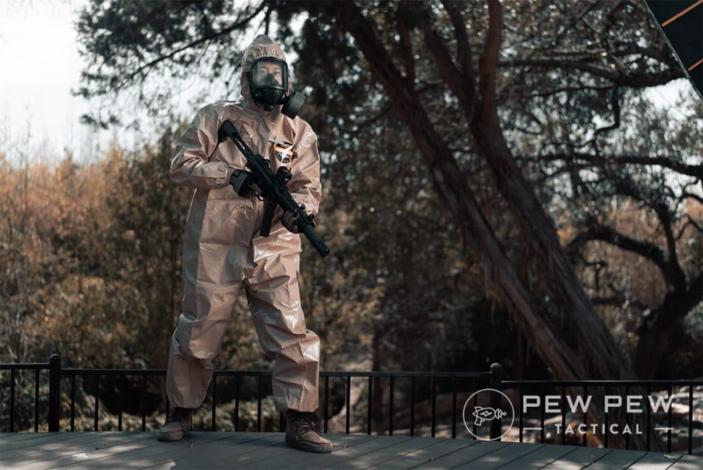 Mira Safety Suit & CM-6M, Standing