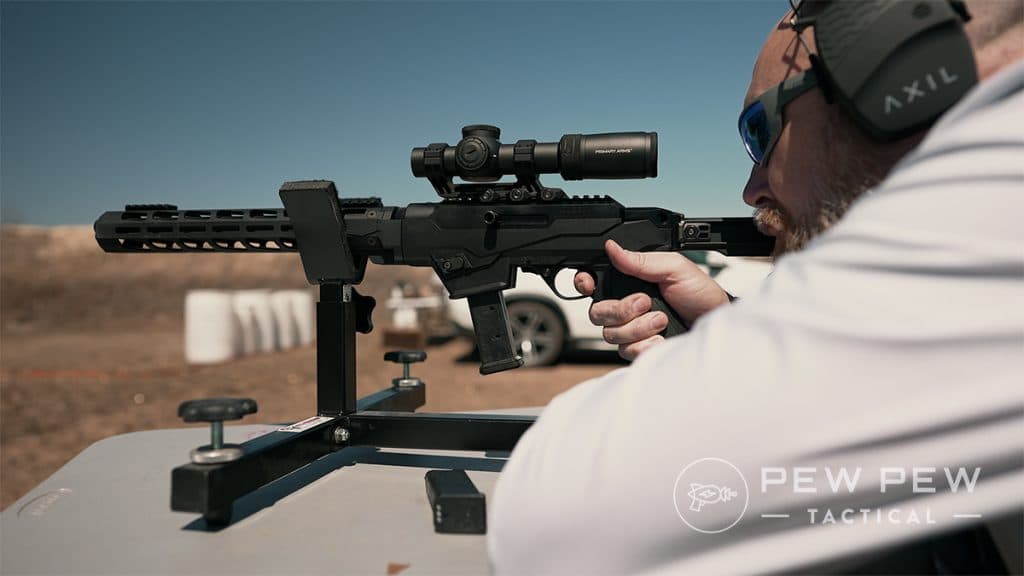 Ruger PCC shooting rest