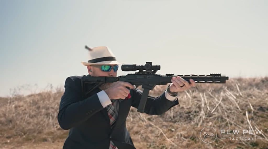 Primary Arms PLx 1-8 shooting