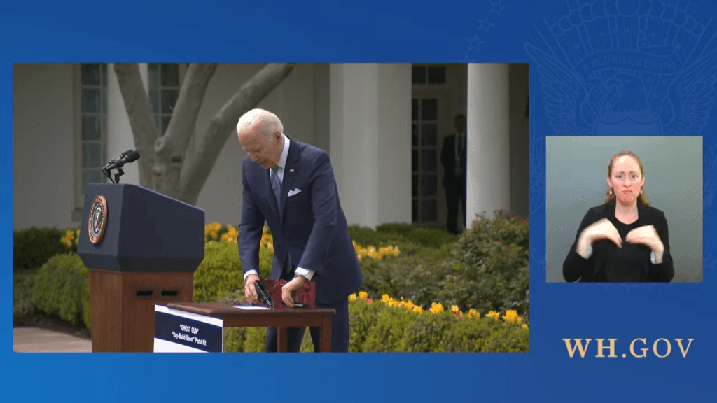 Rose Garden Address April 2022 Biden 80 Percent