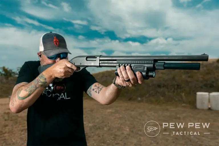 Post Thumbnail Image for post: Nightstick SFL-13GL Review: Best Laser/Light Combo for Your Shotgun?