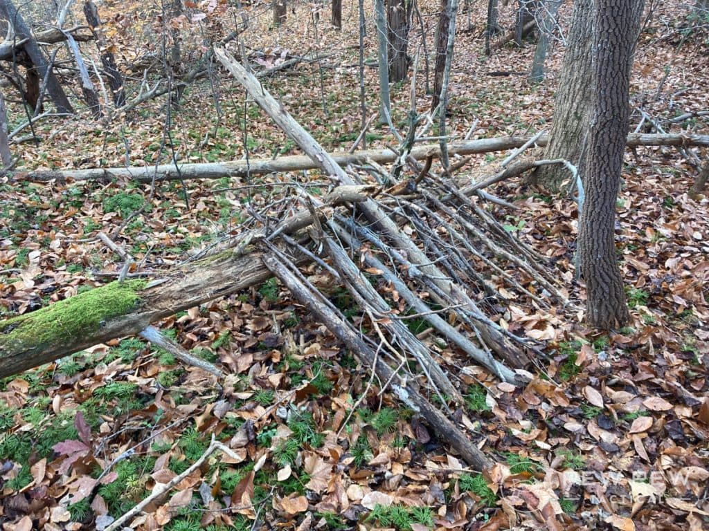 Post Thumbnail Image for post: DIY Survival Shelters: How To Build a Shelter With No Tools