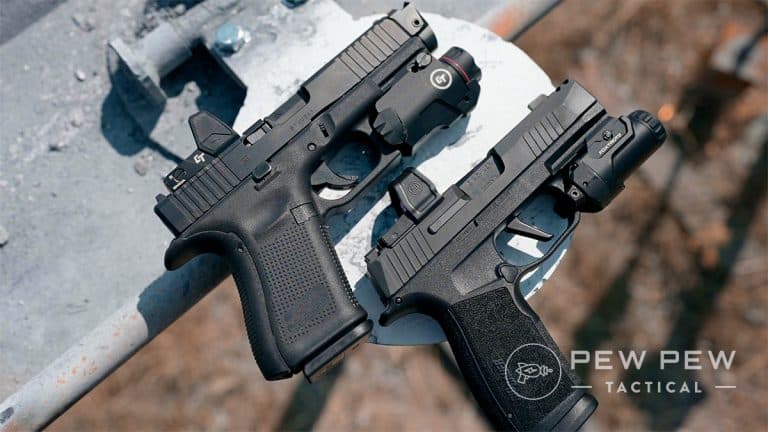 Post Thumbnail Image for post: Glock 19 vs. Sig Sauer P365 XMacro Comp: Best Compact CCW?