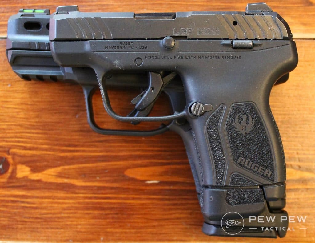 Ruger Security-380 and LCP Max stacked