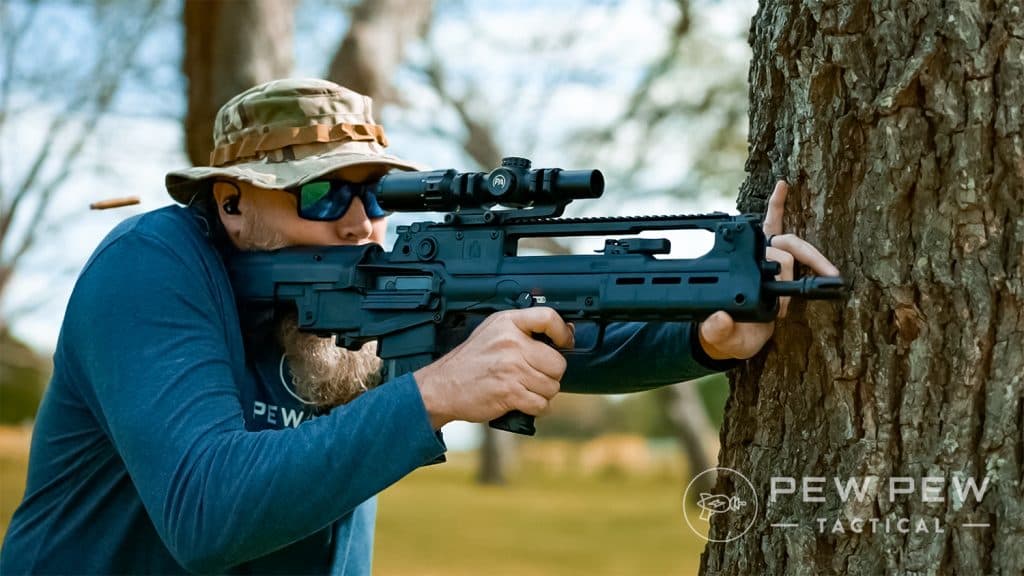 Springfield Armory Hellion tree braced