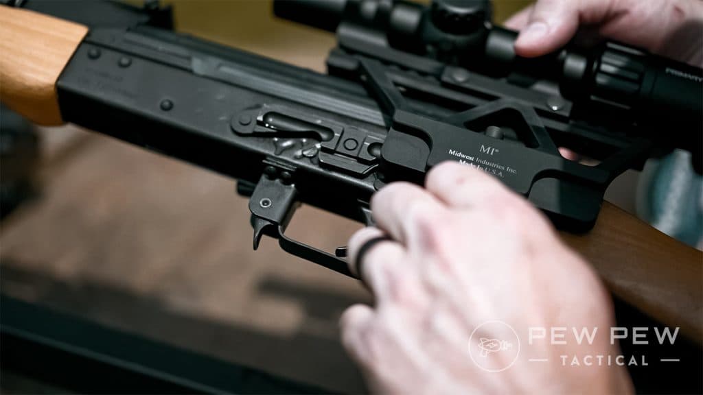 Century Arms WASR-10 optic rail