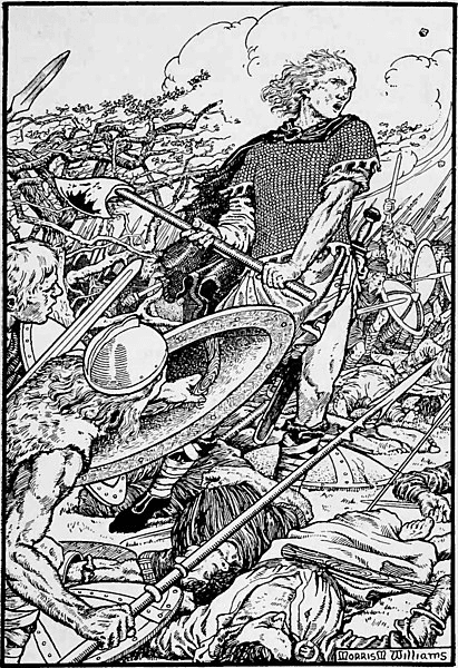 Alfred the Great at the Battle of Ashdown.