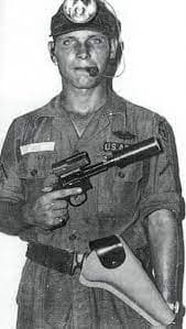 Tunnel Rat with suppressed revolver
