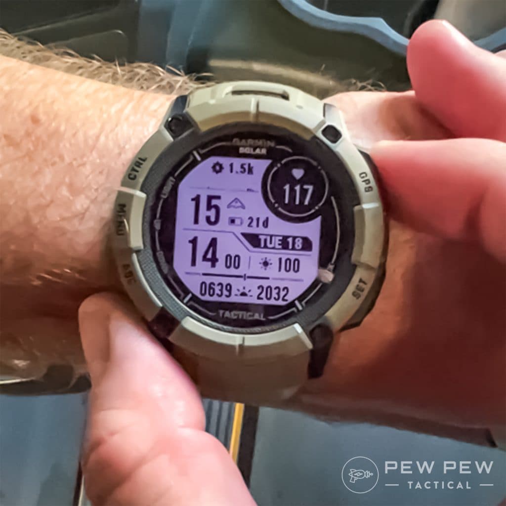 Garmin Instinct 2X Solar Tactical Face