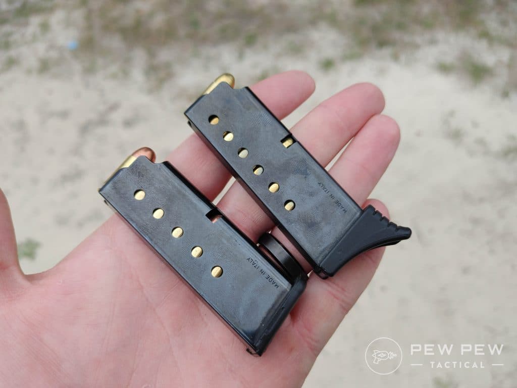 KelTec P32 vs P3AT magazines