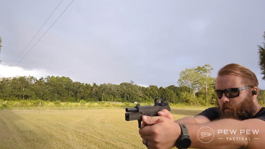 Sig P229 Legion shooting
