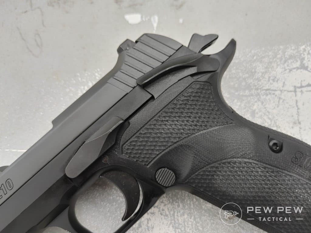 Sig P210 Carry safety