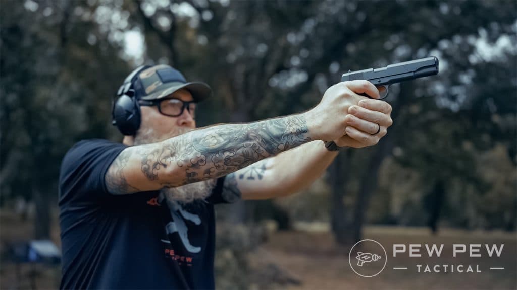Post Thumbnail Image for post: Tisas 1911 A1 US Army Review: Most Affordable Retro 1911?