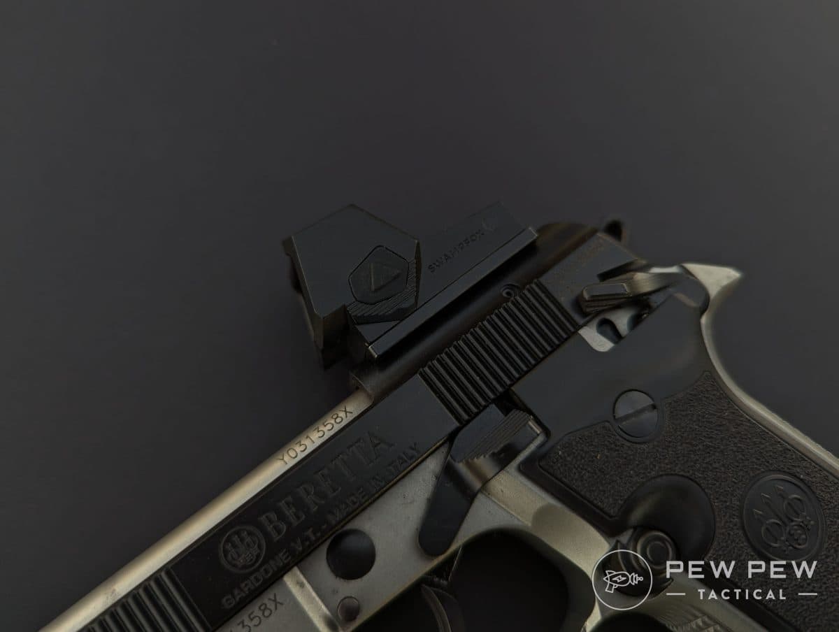Beretta 80X Cheetah optic mounted