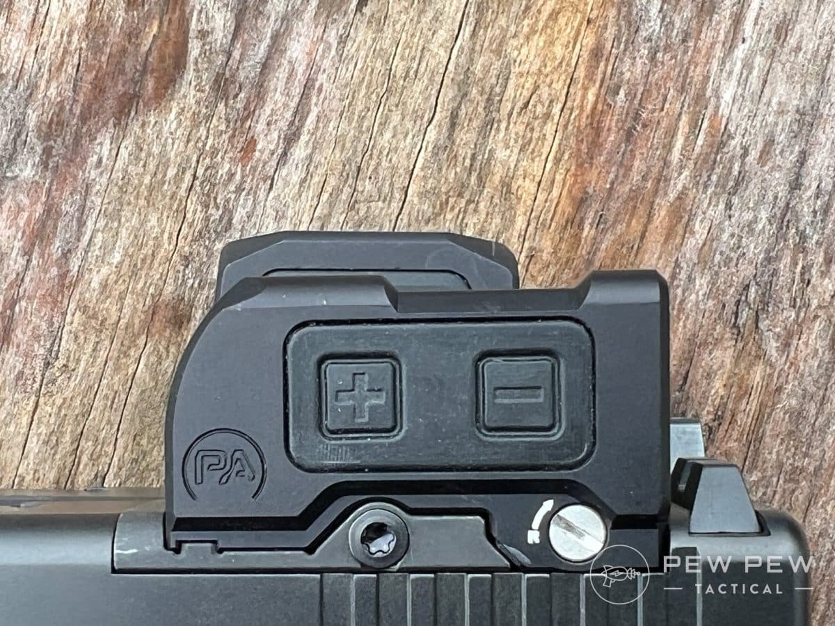 Primary Arms HTX-1 buttons