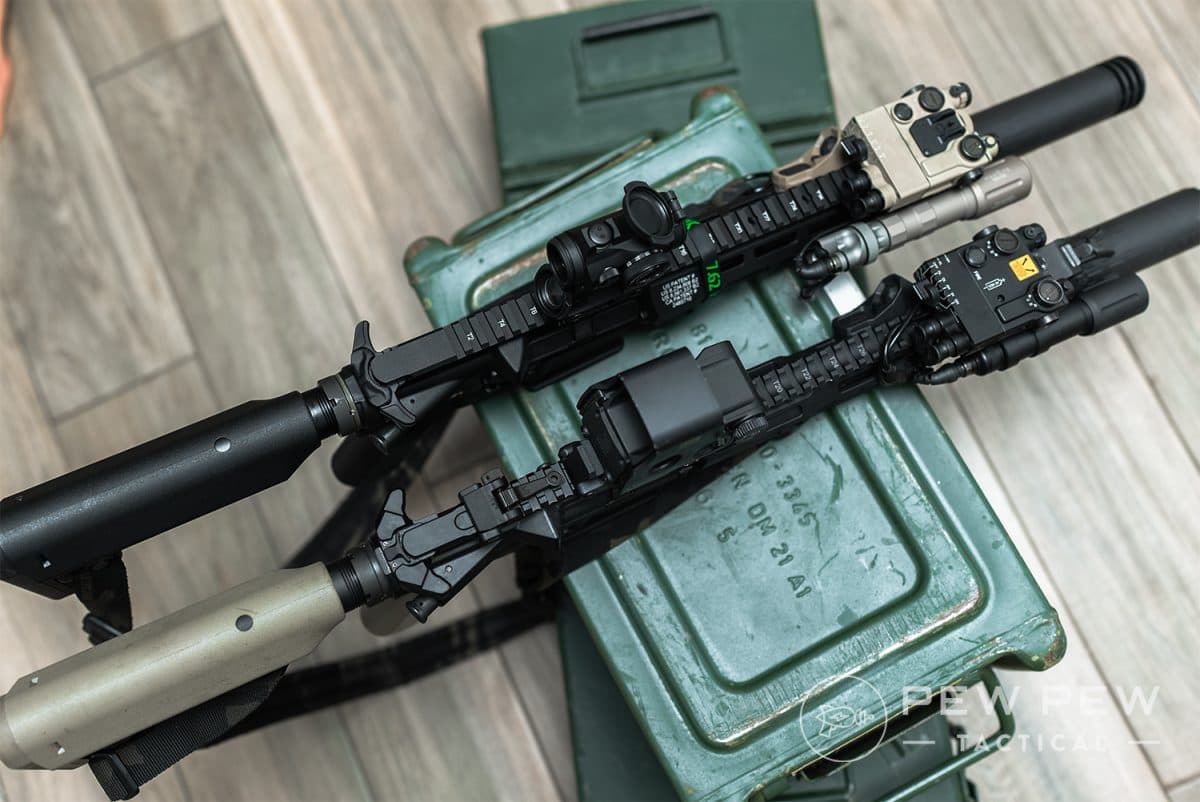 LMT in .300 BLK and Homebuild .223 Night Vision Setups