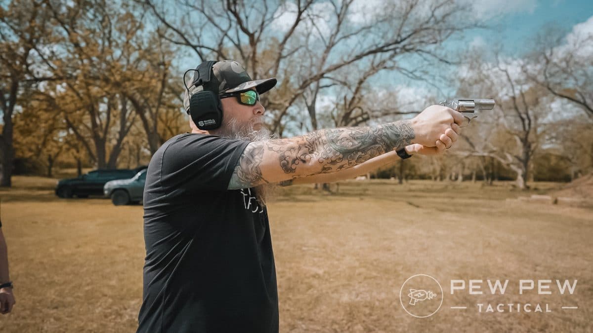 Sean Shooting the Ruger SP101