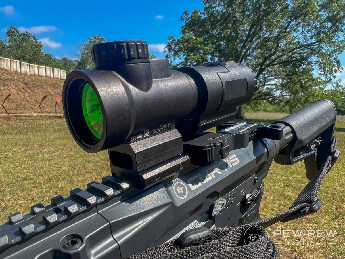 Trijicon MRO HD and 3X left quarter