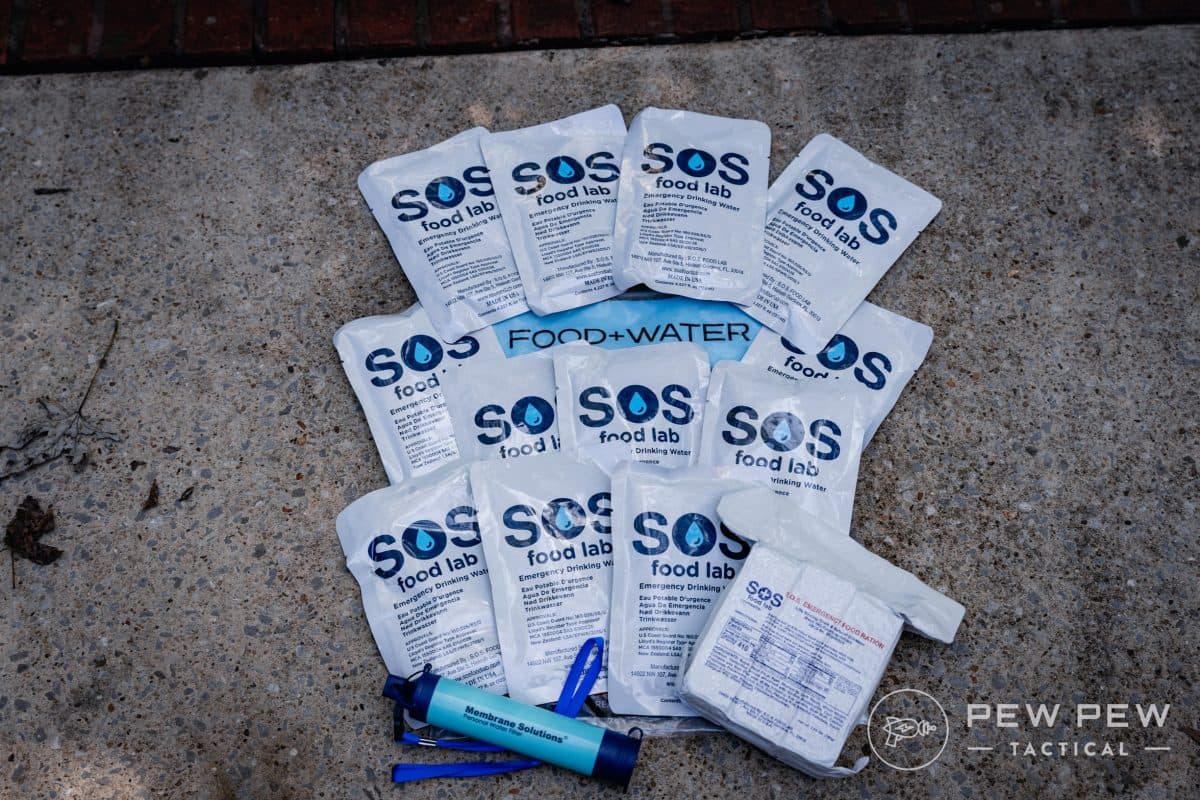 Water and Emergency Food Rations