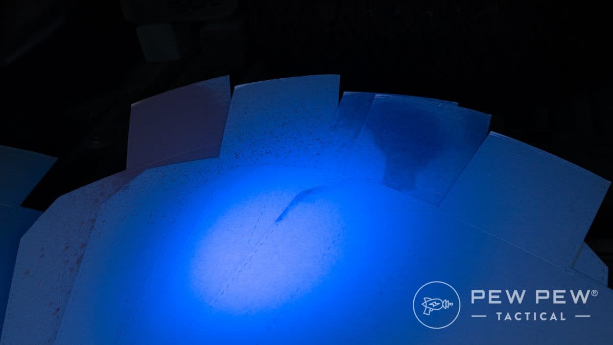 Pepper spray ultraviolet testing