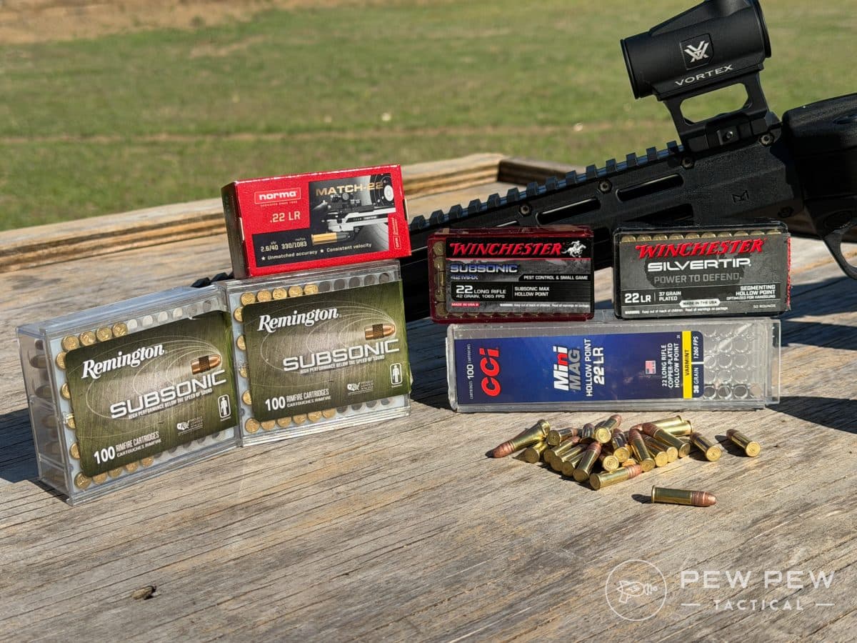 S&W FPC 22LR Ammo Used